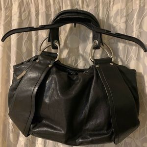 Kooba black leather bag